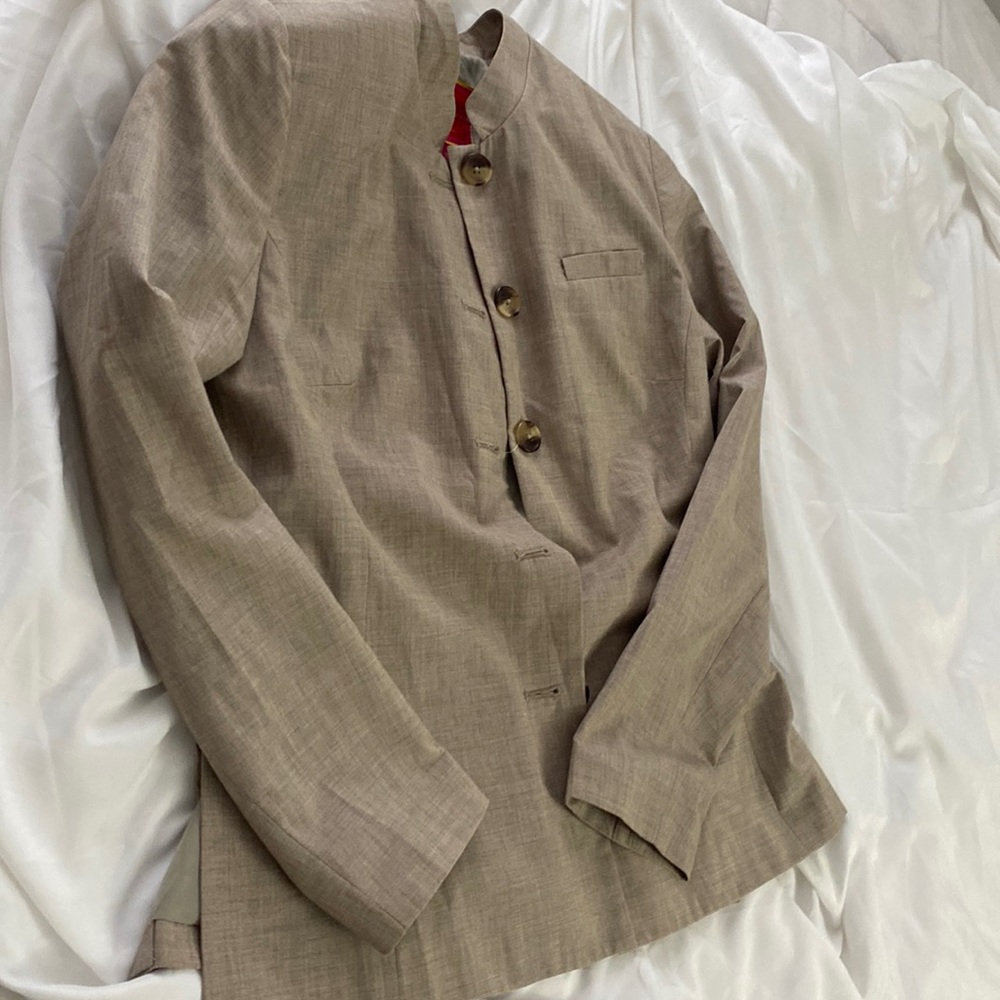 Cream blazer Isaac Mizrahi size 12